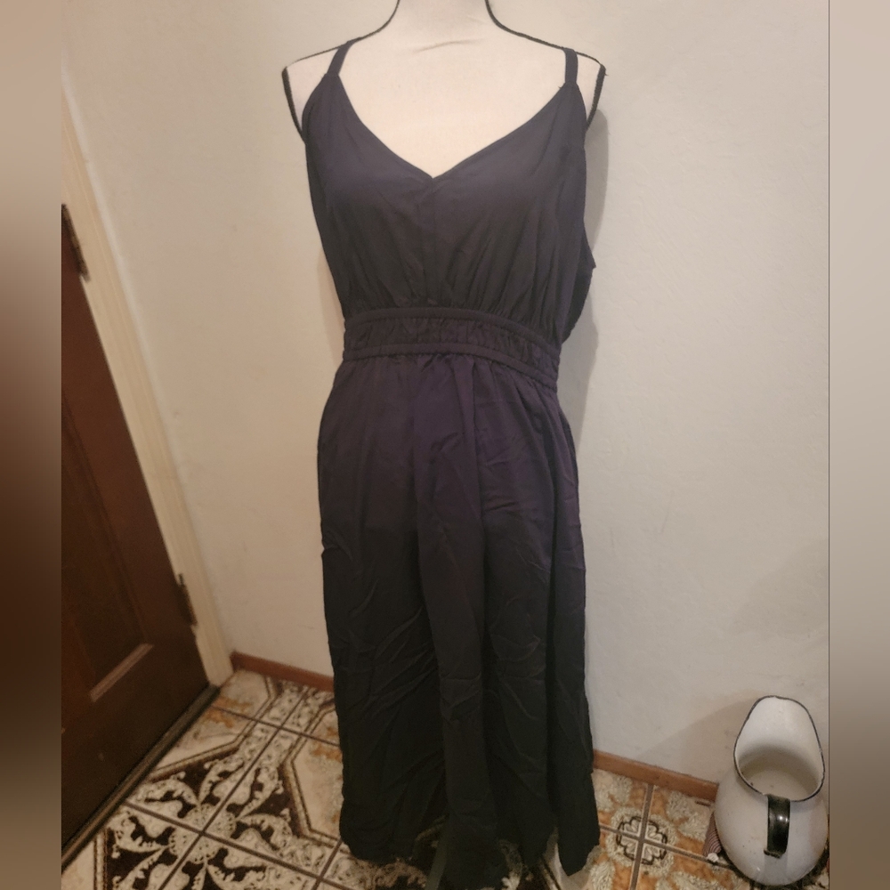 Torrid Black Midi V-Neck Dress